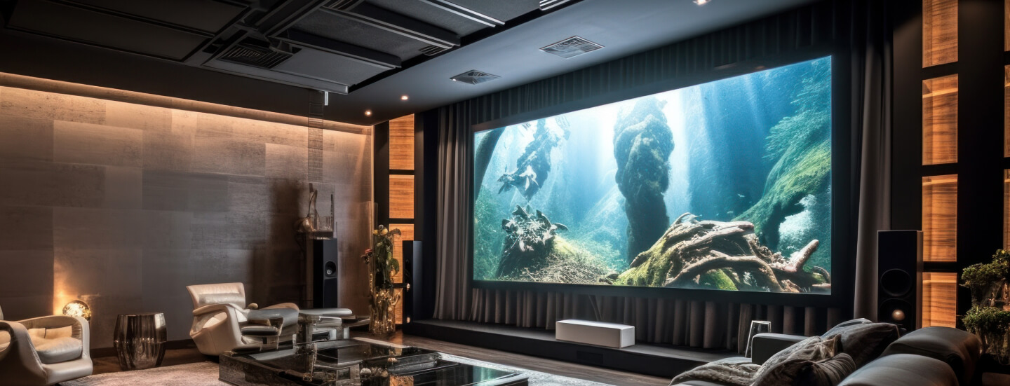 Premium Projection Screens for Residential Spaces