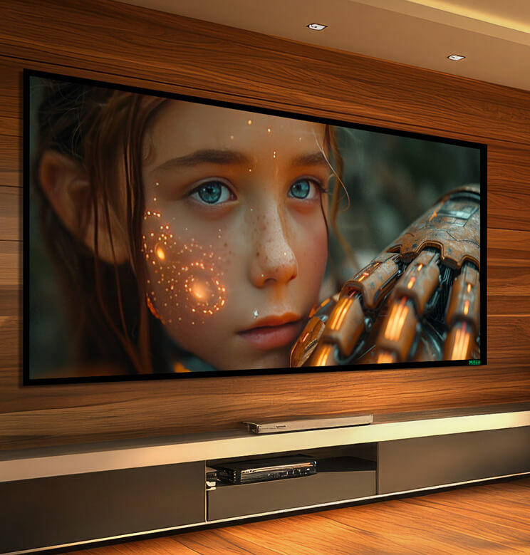 Thin Bezel Fixed Frame Screen