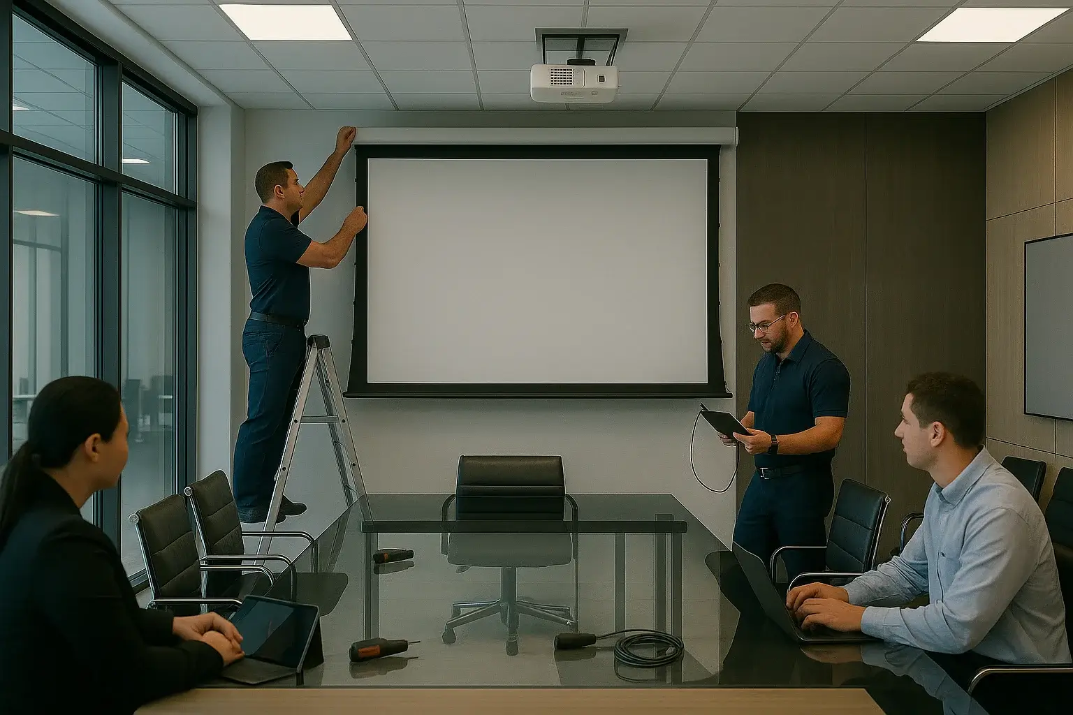 Professional Installation With Minimal Downtime-space